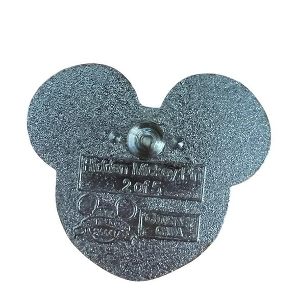 Disney Trading Pin Colorful Mickey Heads Dark Red Completer - Picture 2 of 2